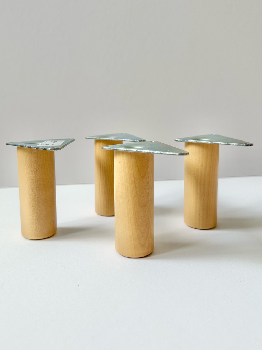 IKEA EKET Wooden Legs, 3 7/8" Tall - Set of 4